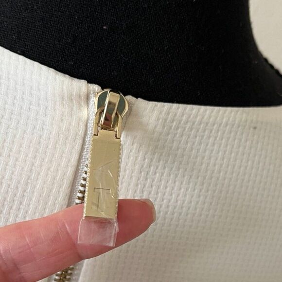 NWT Ted Baker Jamina Blue Beauty V Neck Slim Fit Tunic Dress Floral S-z 1, US-4 - Picture 8 of 16